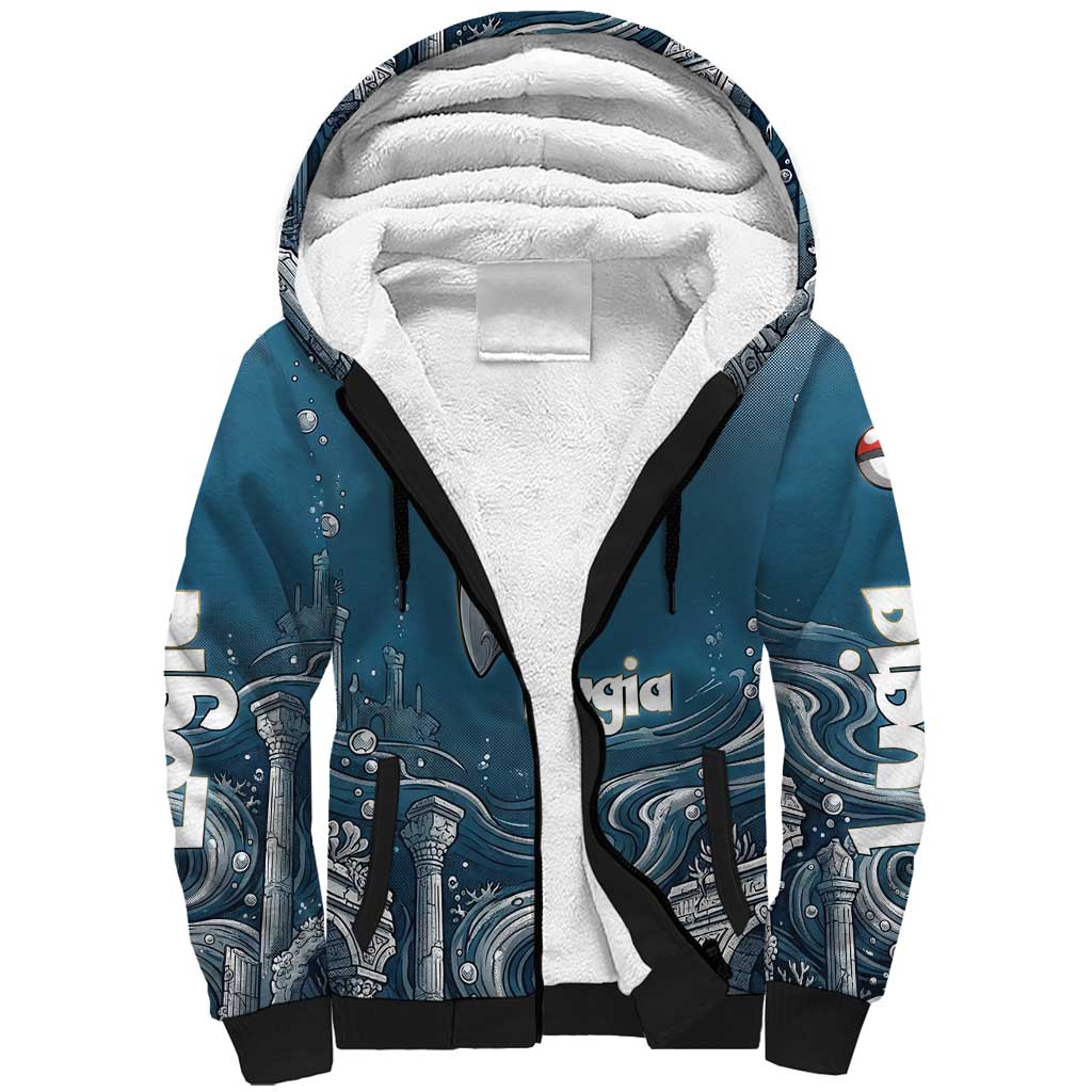 Lugia Legendary Sherpa Hoodie Lugia in the Lost Underwater Temple