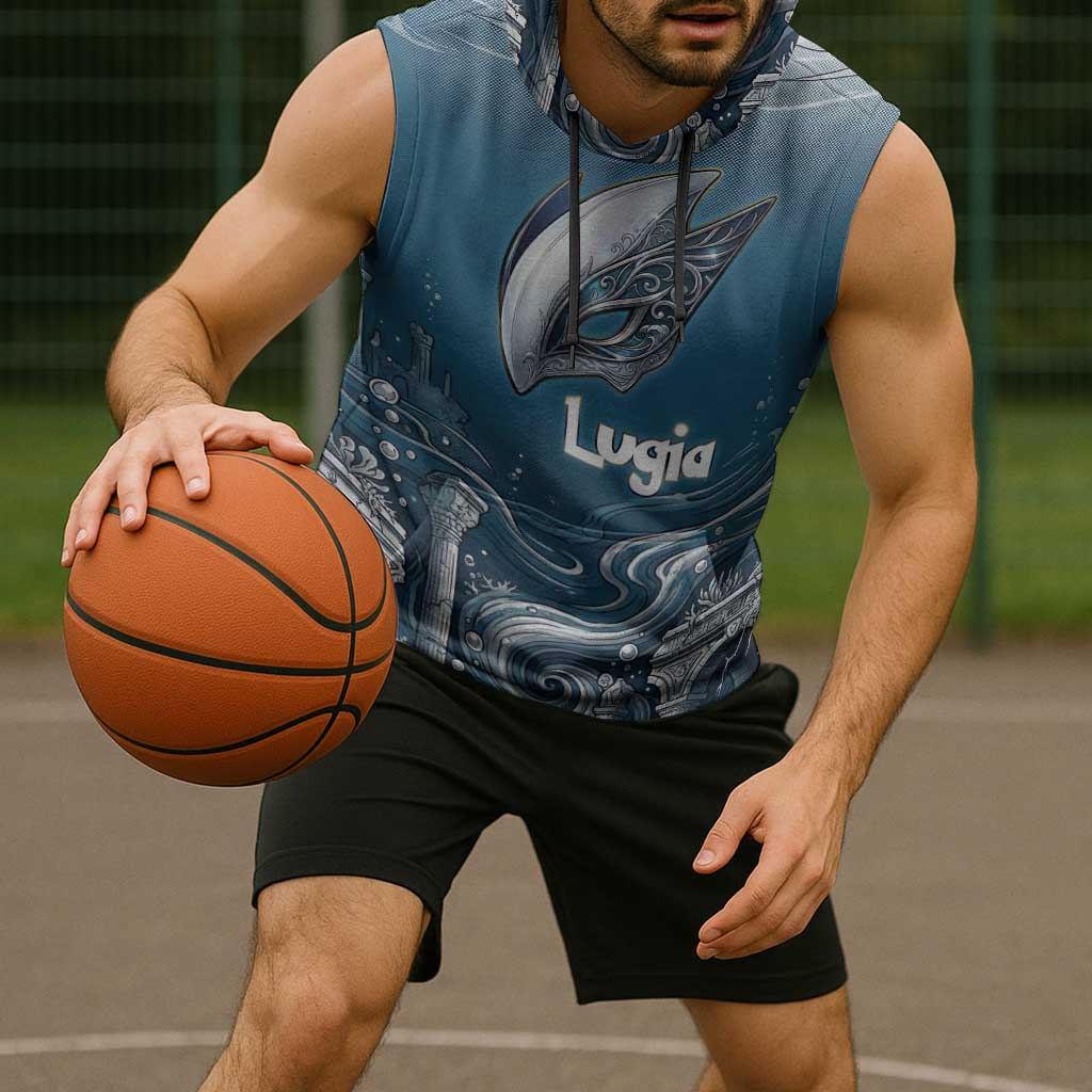 Lugia Legendary Sleeveless Hoodie Lugia in the Lost Underwater Temple