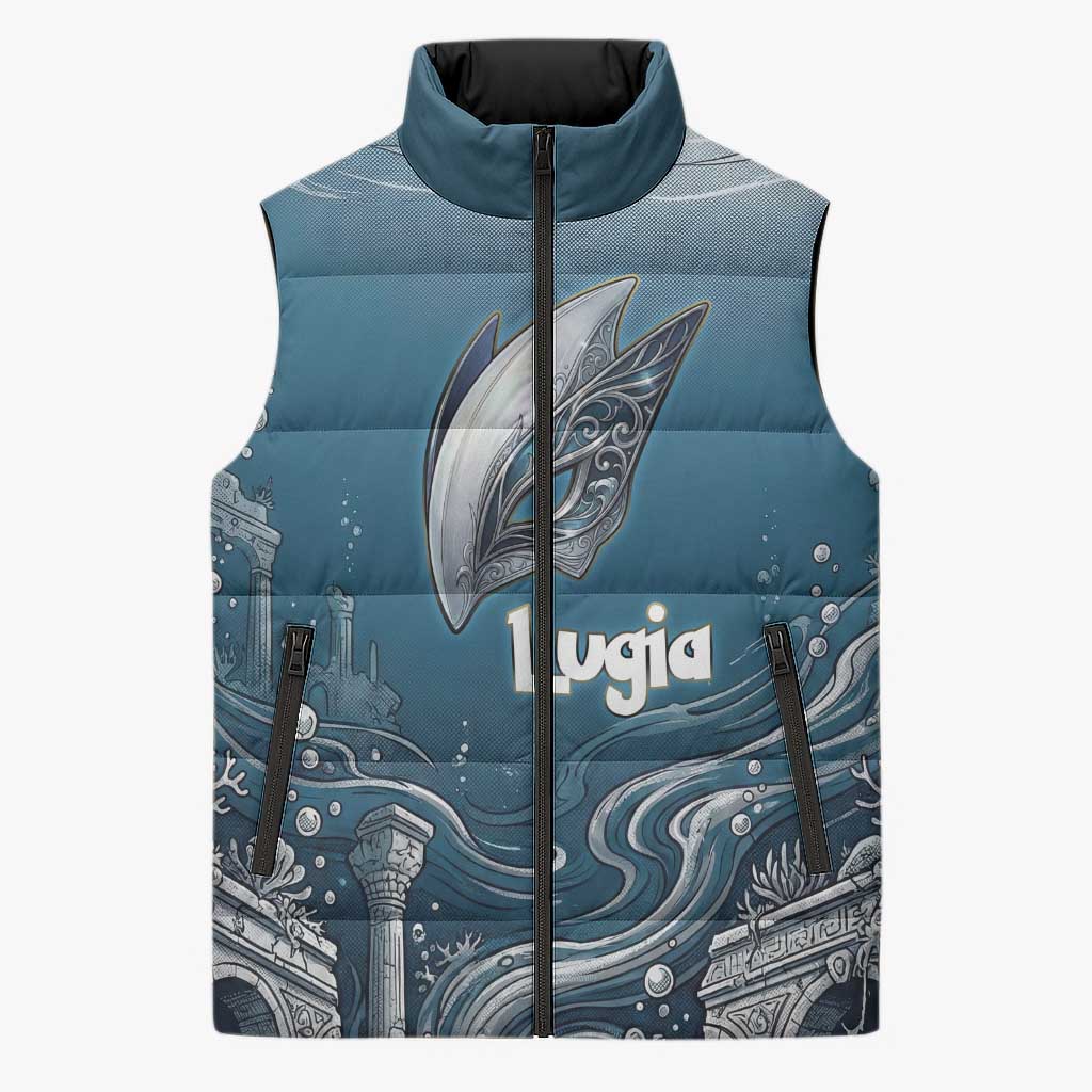 Lugia Legendary Sleeveless Puffer Jacket Lugia in the Lost Underwater Temple