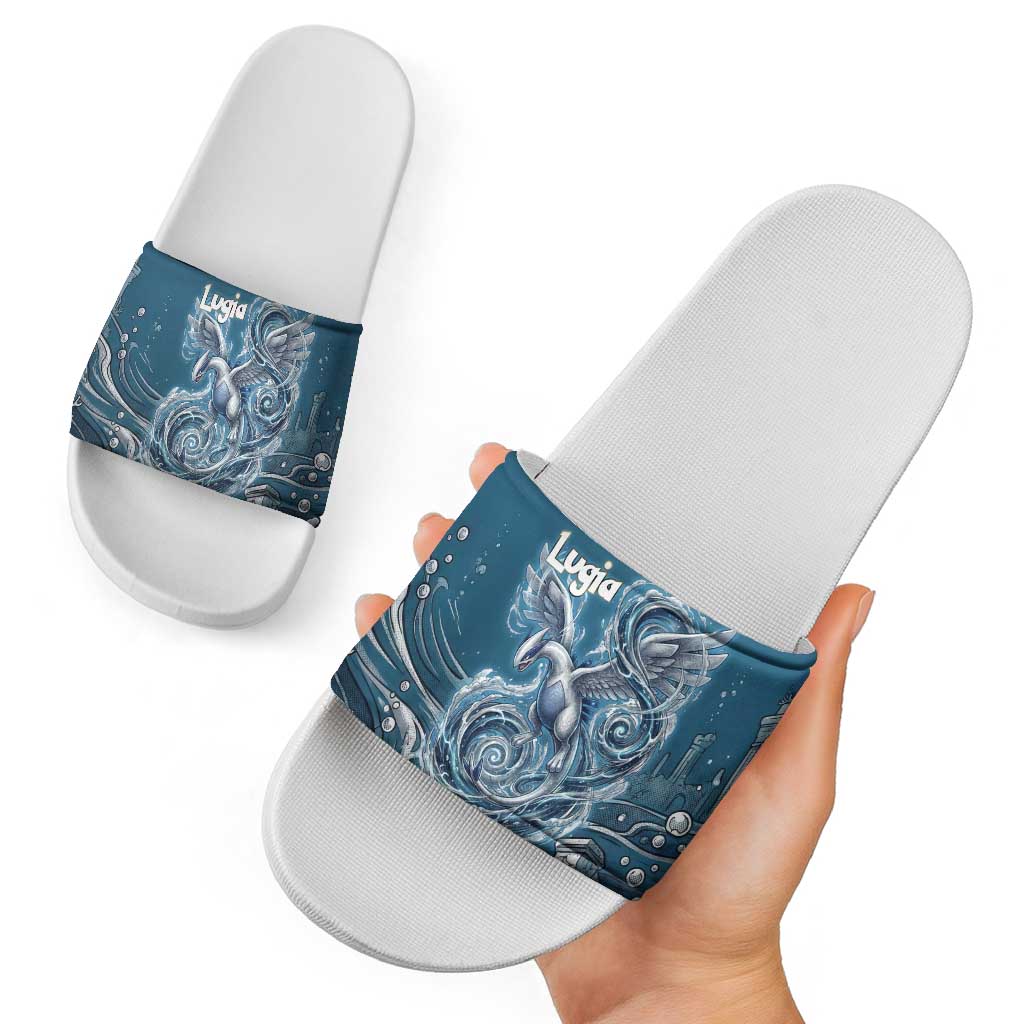Lugia Legendary Slide Sandals Lugia in the Lost Underwater Temple