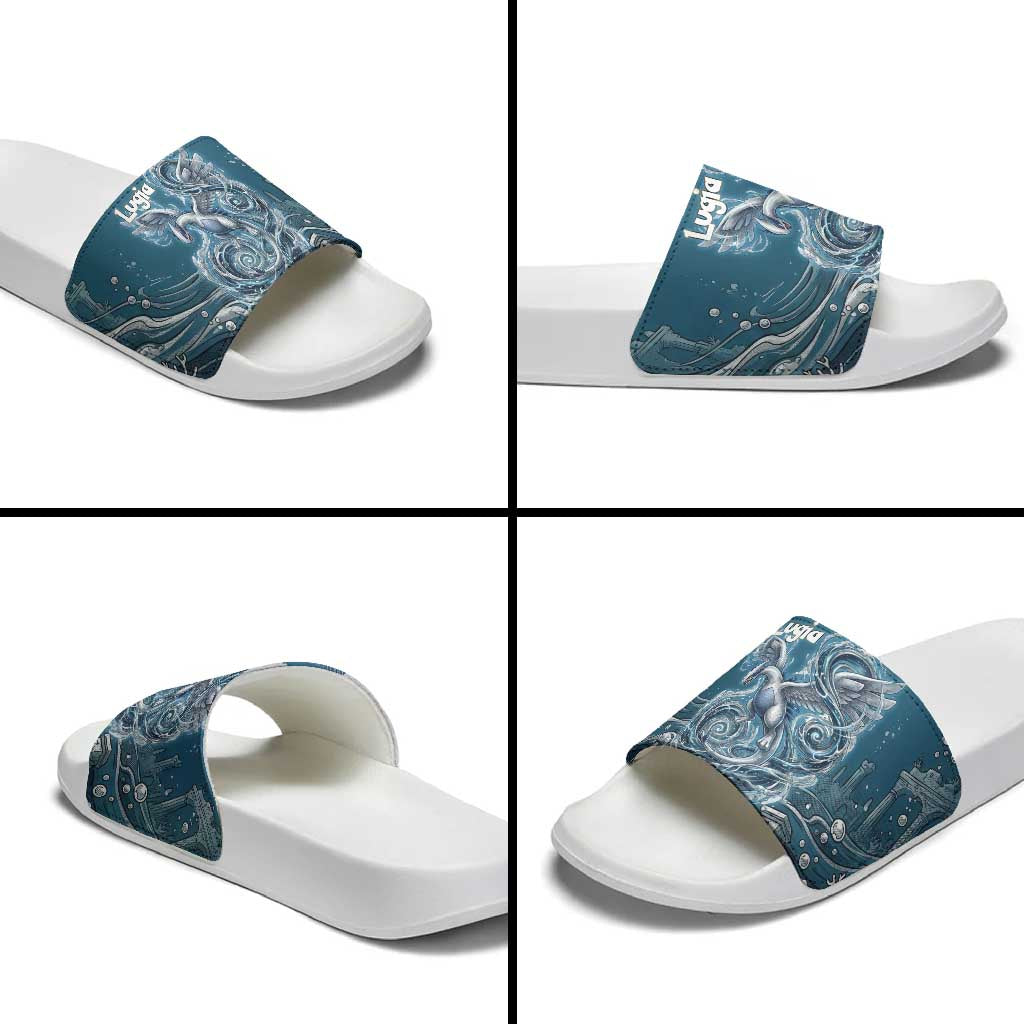 Lugia Legendary Slide Sandals Lugia in the Lost Underwater Temple