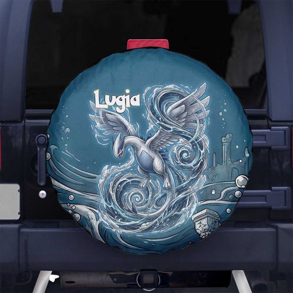 Lugia Legendary Spare Tire Cover Lugia in the Lost Underwater Temple