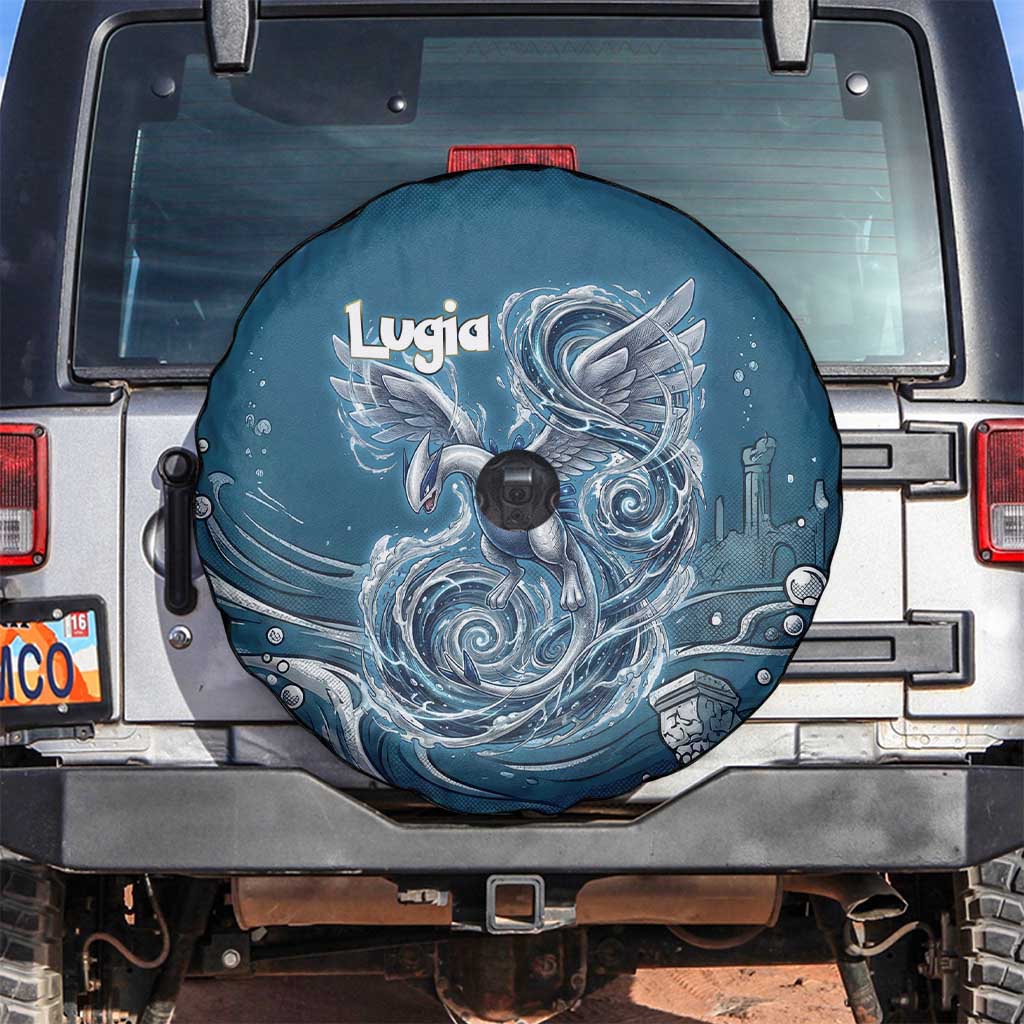 Lugia Legendary Spare Tire Cover Lugia in the Lost Underwater Temple