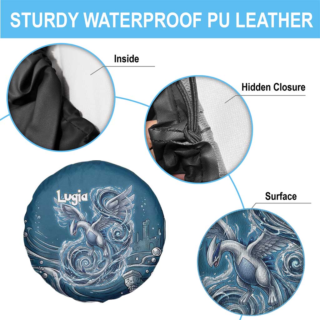 Lugia Legendary Spare Tire Cover Lugia in the Lost Underwater Temple