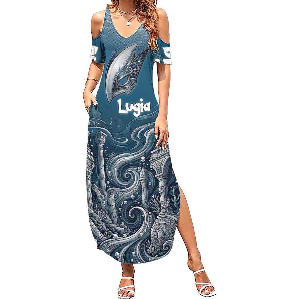 Lugia Legendary Summer Maxi Dress Lugia in the Lost Underwater Temple