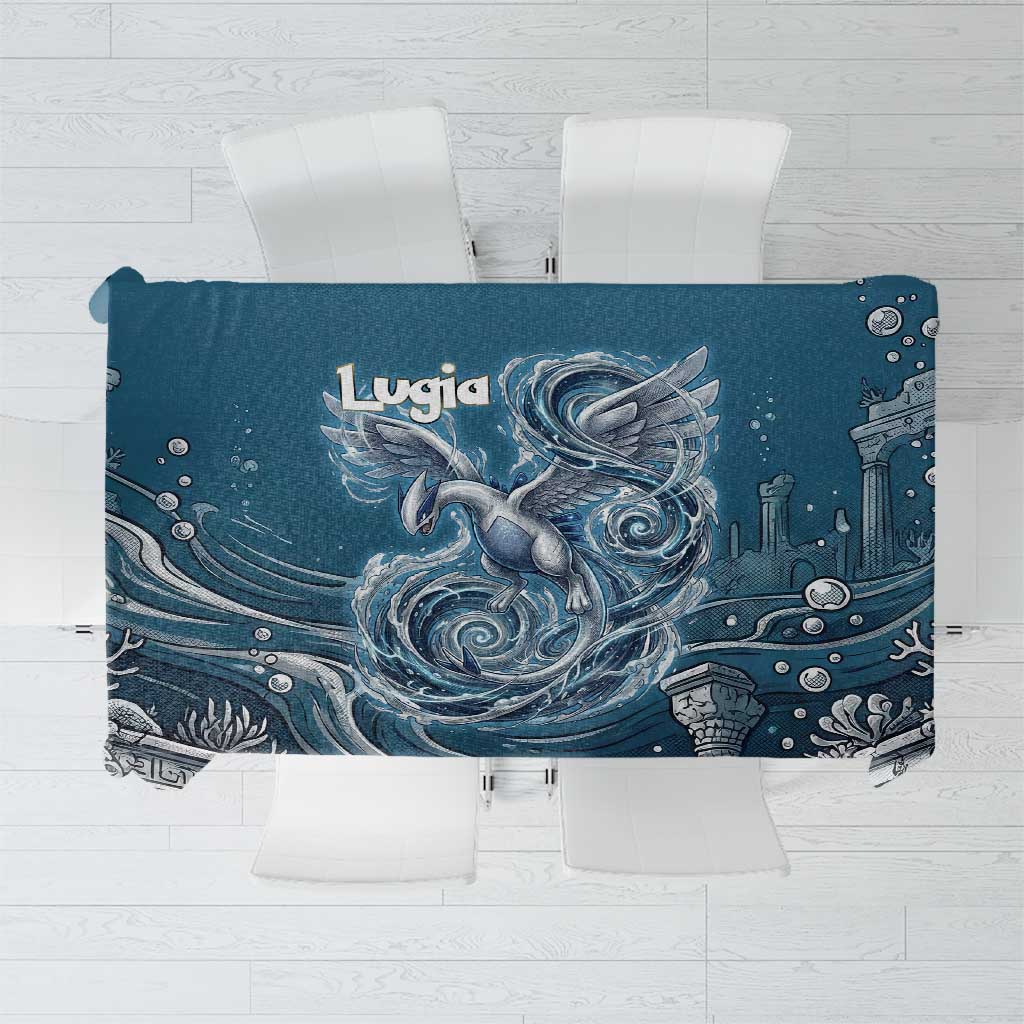Lugia Legendary Tablecloth Lugia in the Lost Underwater Temple