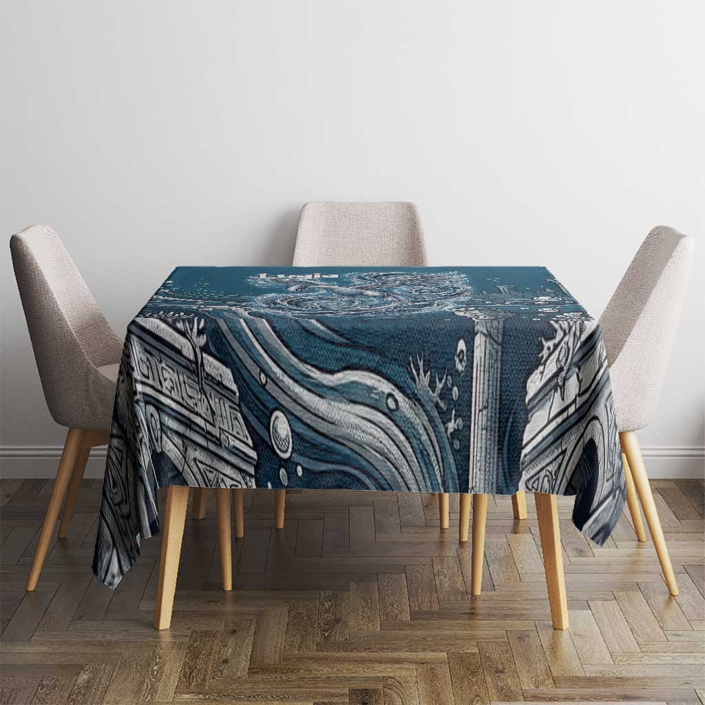 Lugia Legendary Tablecloth Lugia in the Lost Underwater Temple