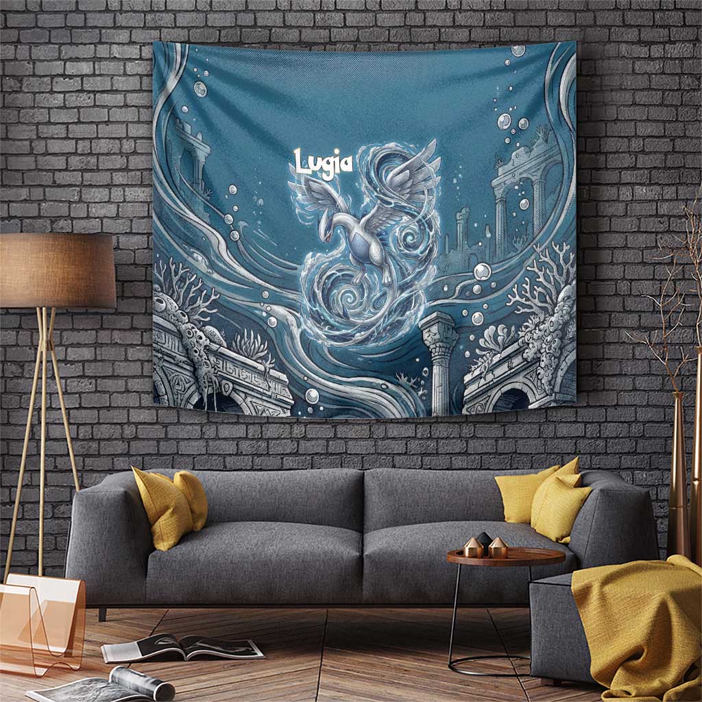 Lugia Legendary Tapestry Lugia in the Lost Underwater Temple
