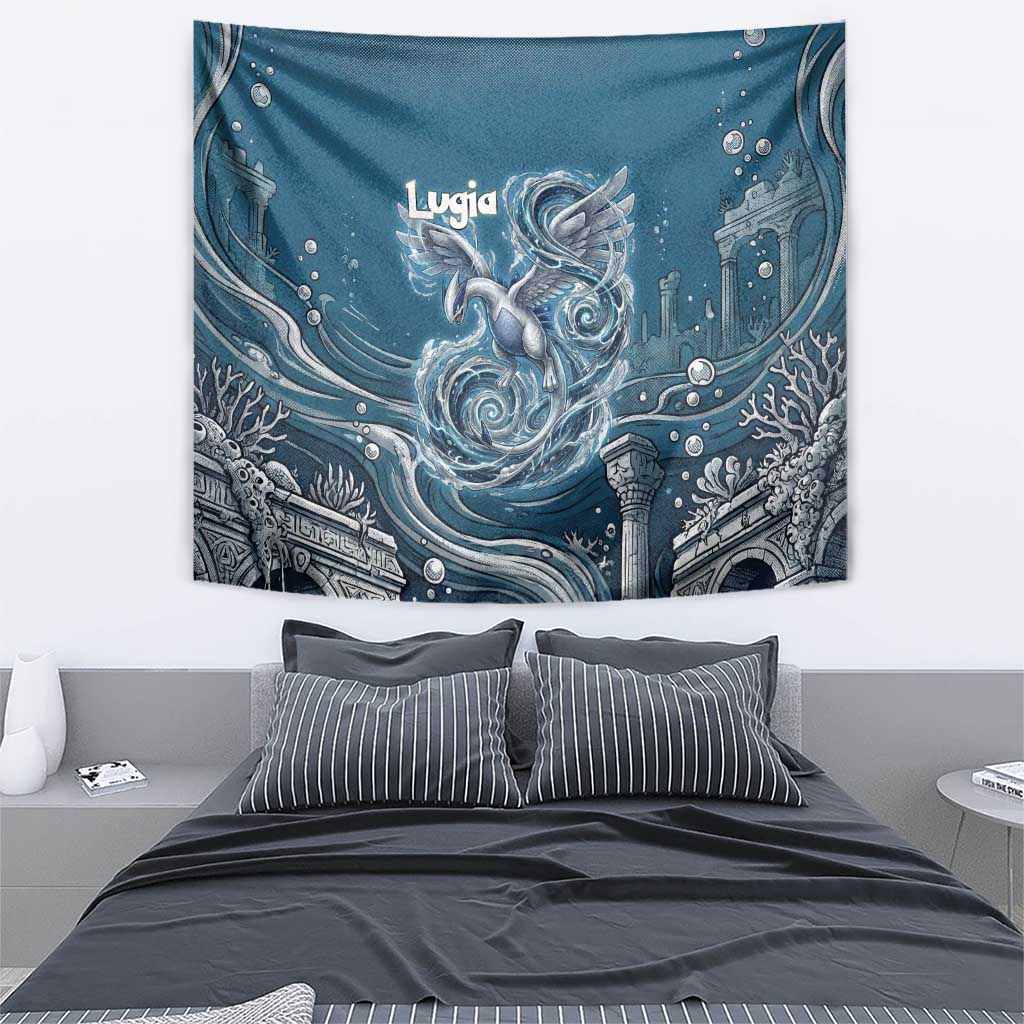 Lugia Legendary Tapestry Lugia in the Lost Underwater Temple