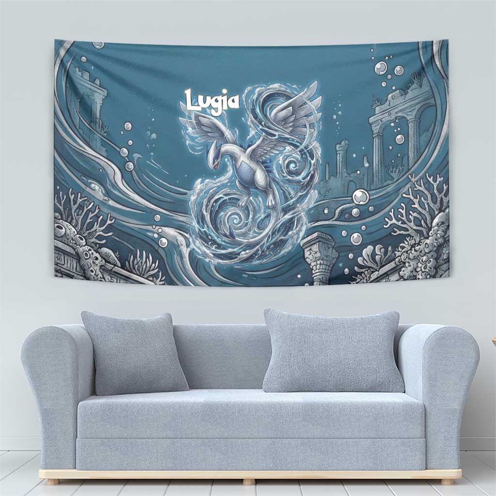 Lugia Legendary Tapestry Lugia in the Lost Underwater Temple