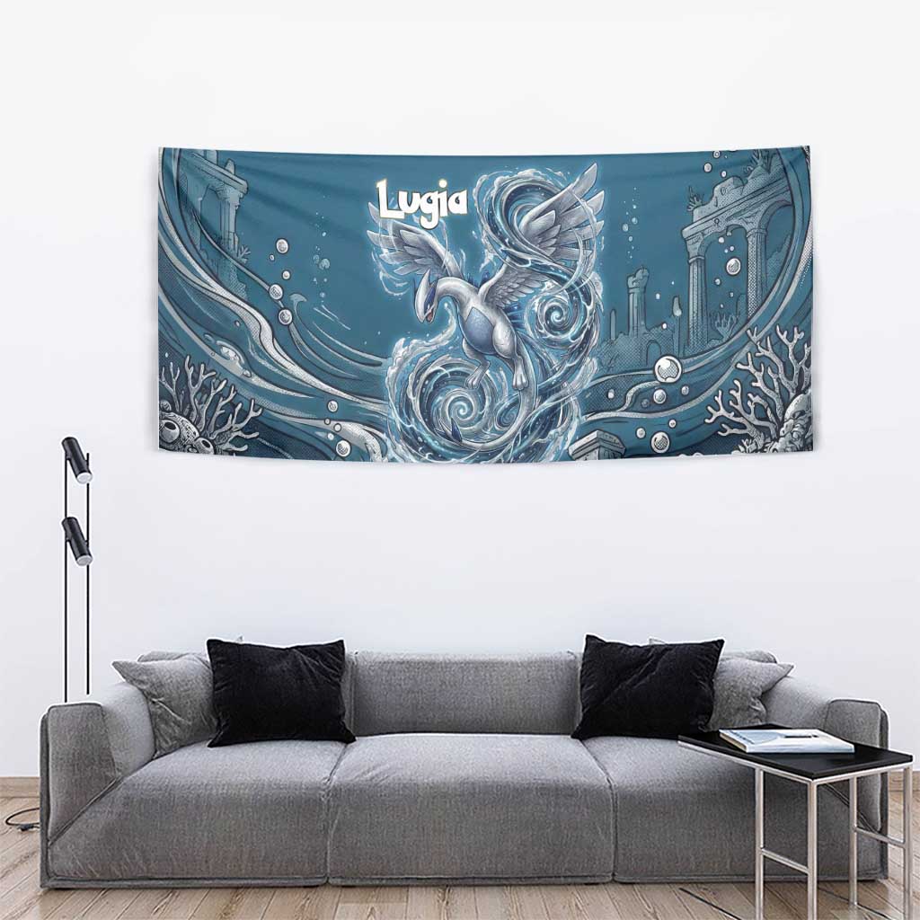 Lugia Legendary Tapestry Lugia in the Lost Underwater Temple