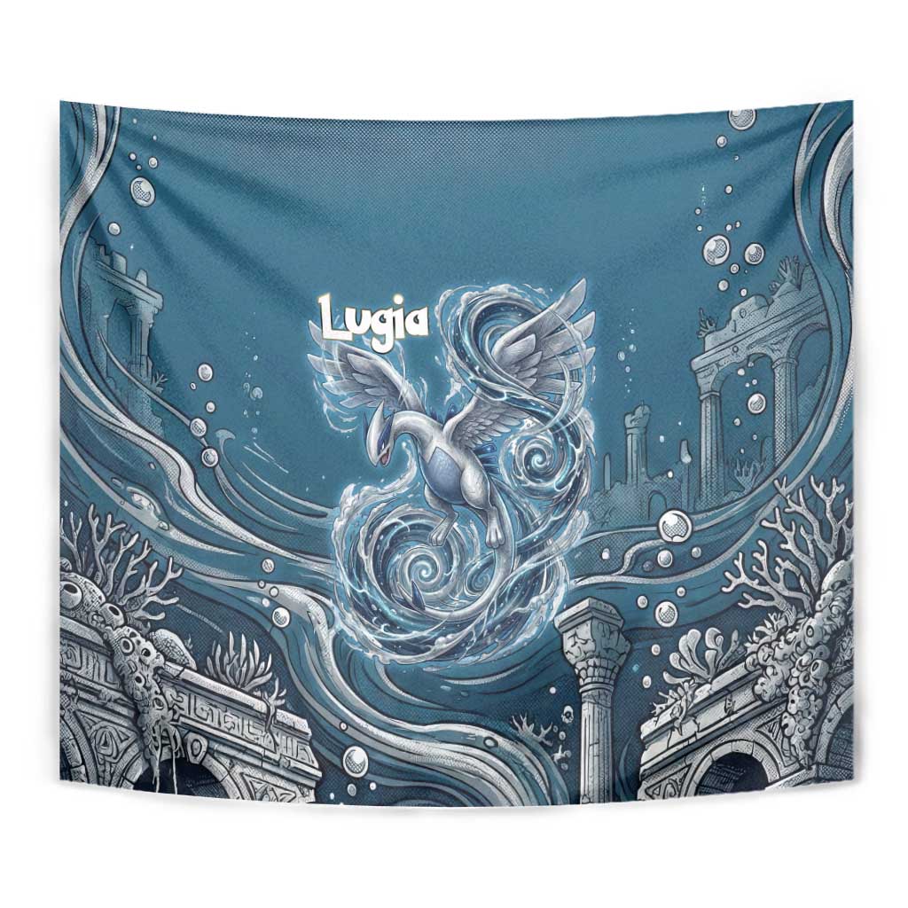 Lugia Legendary Tapestry Lugia in the Lost Underwater Temple