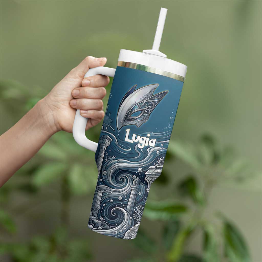 Lugia Legendary Tumbler With Handle Lugia in the Lost Underwater Temple