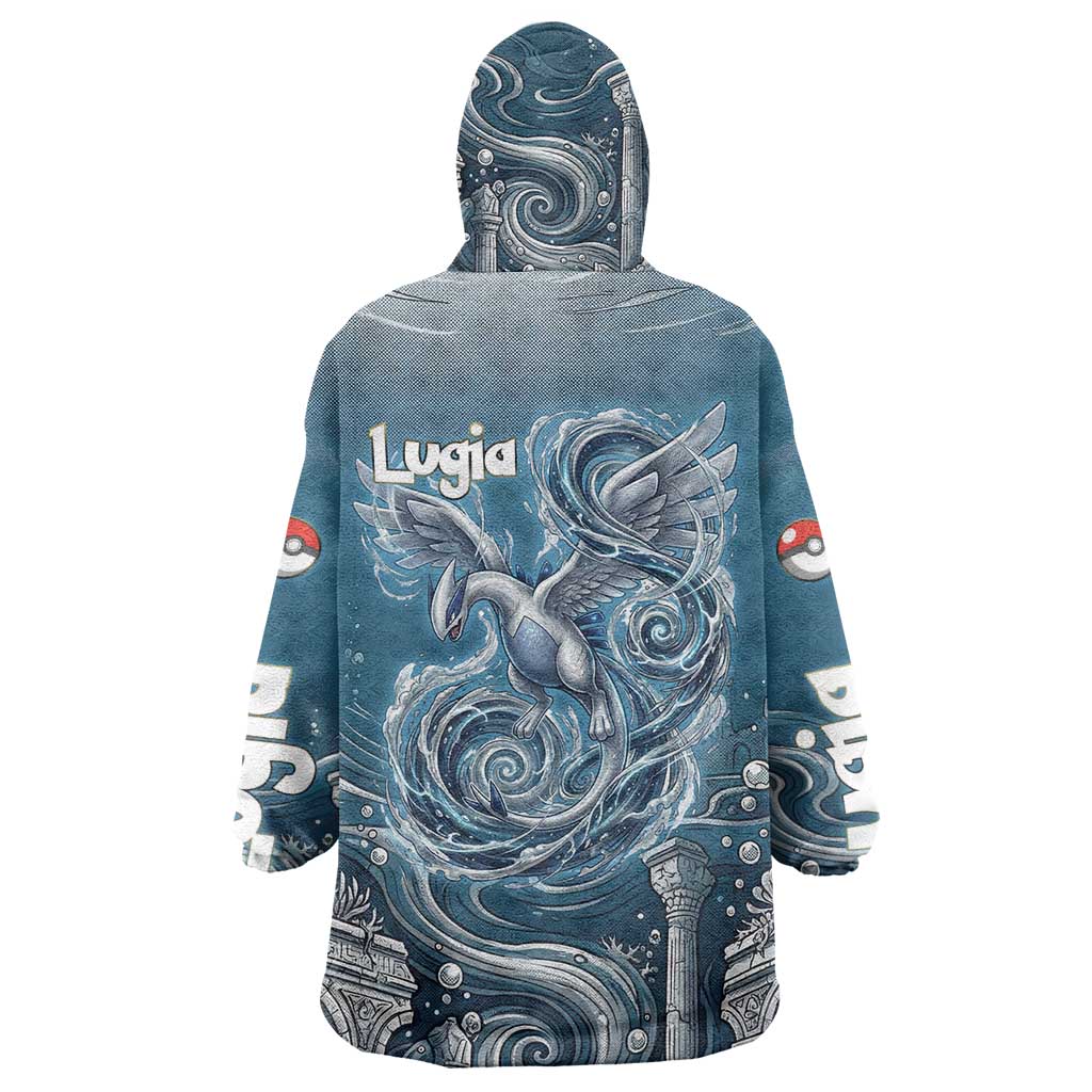 Lugia Legendary Wearable Blanket Hoodie Lugia in the Lost Underwater Temple