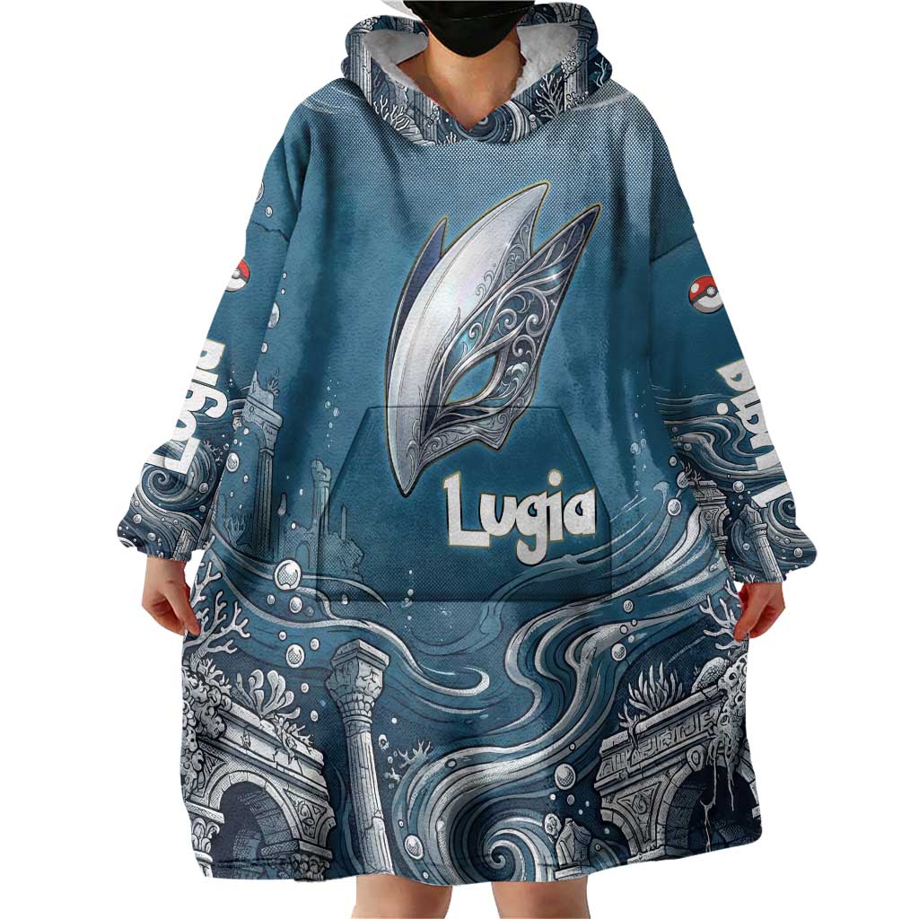 Lugia Legendary Wearable Blanket Hoodie Lugia in the Lost Underwater Temple