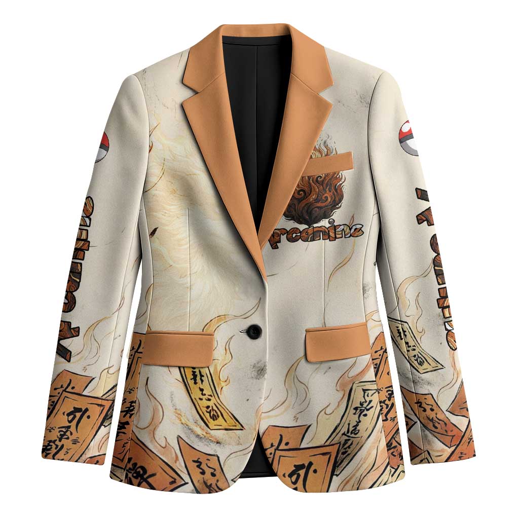 Arcanine Blazer Japanese Spell Tag Fire Art