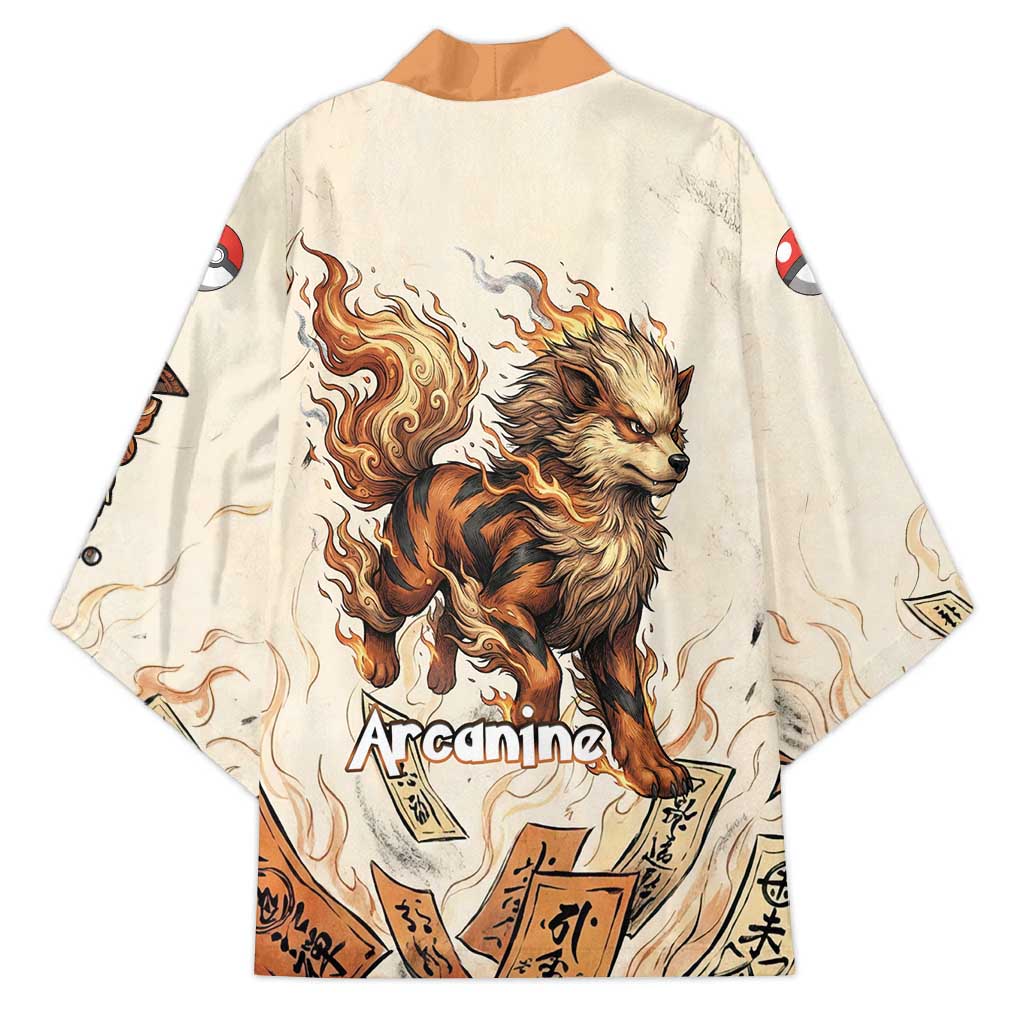 Arcanine Kimono Japanese Spell Tag Fire Art