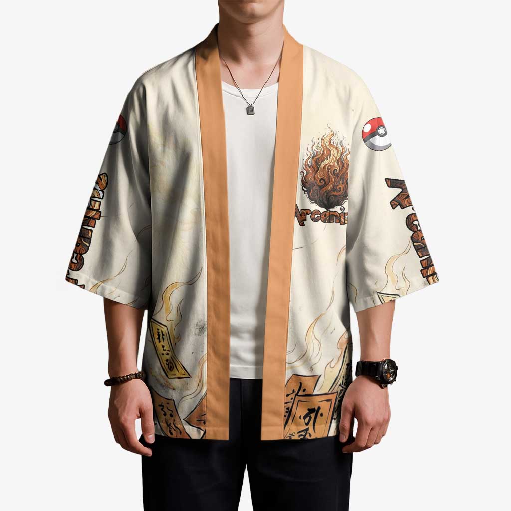Arcanine Kimono Japanese Spell Tag Fire Art