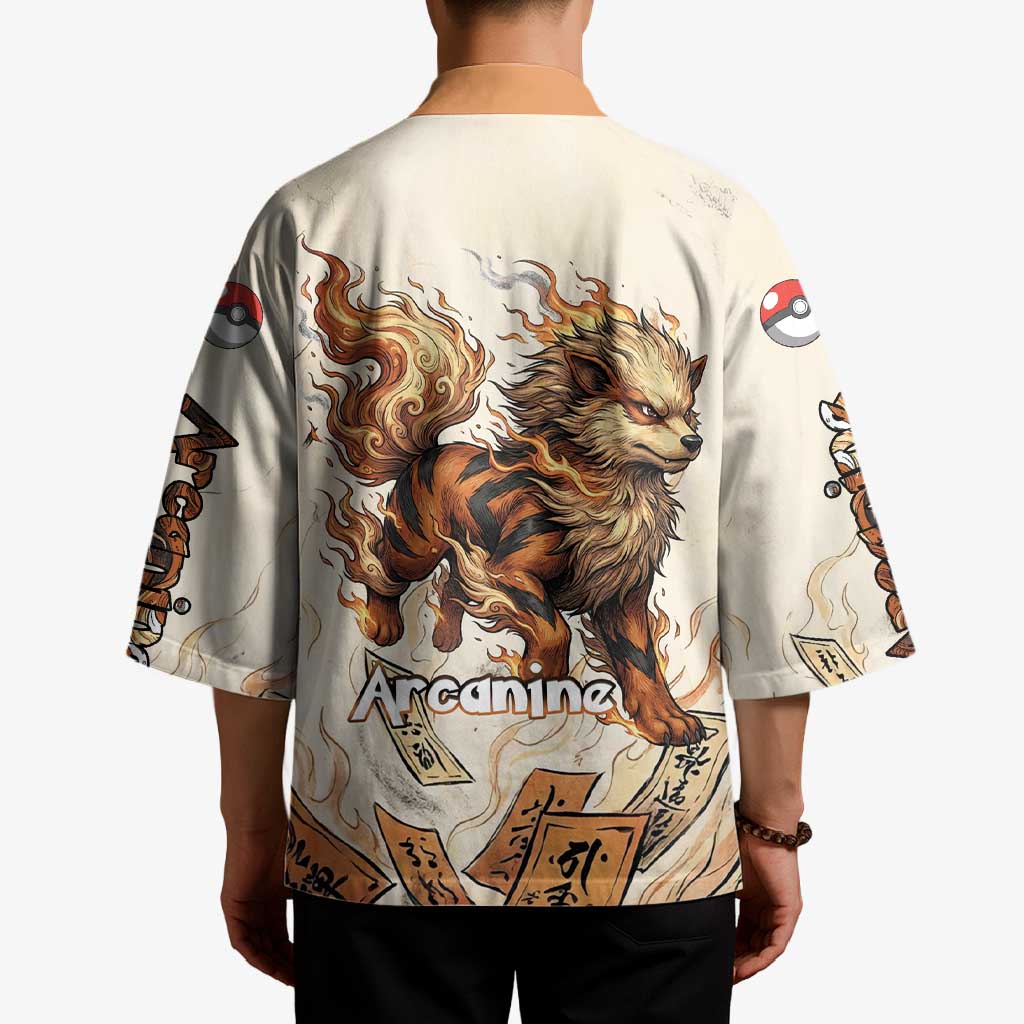 Arcanine Kimono Japanese Spell Tag Fire Art