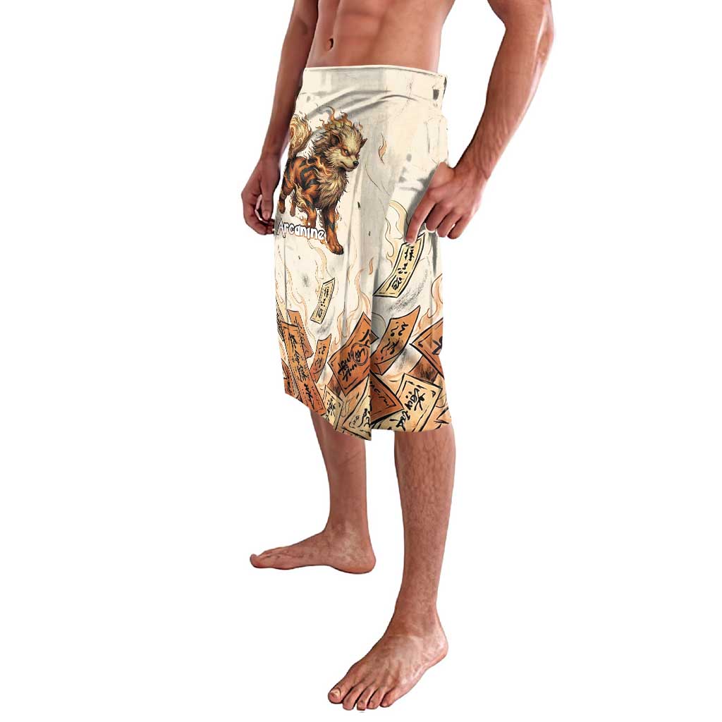 Arcanine Lavalava Japanese Spell Tag Fire Art