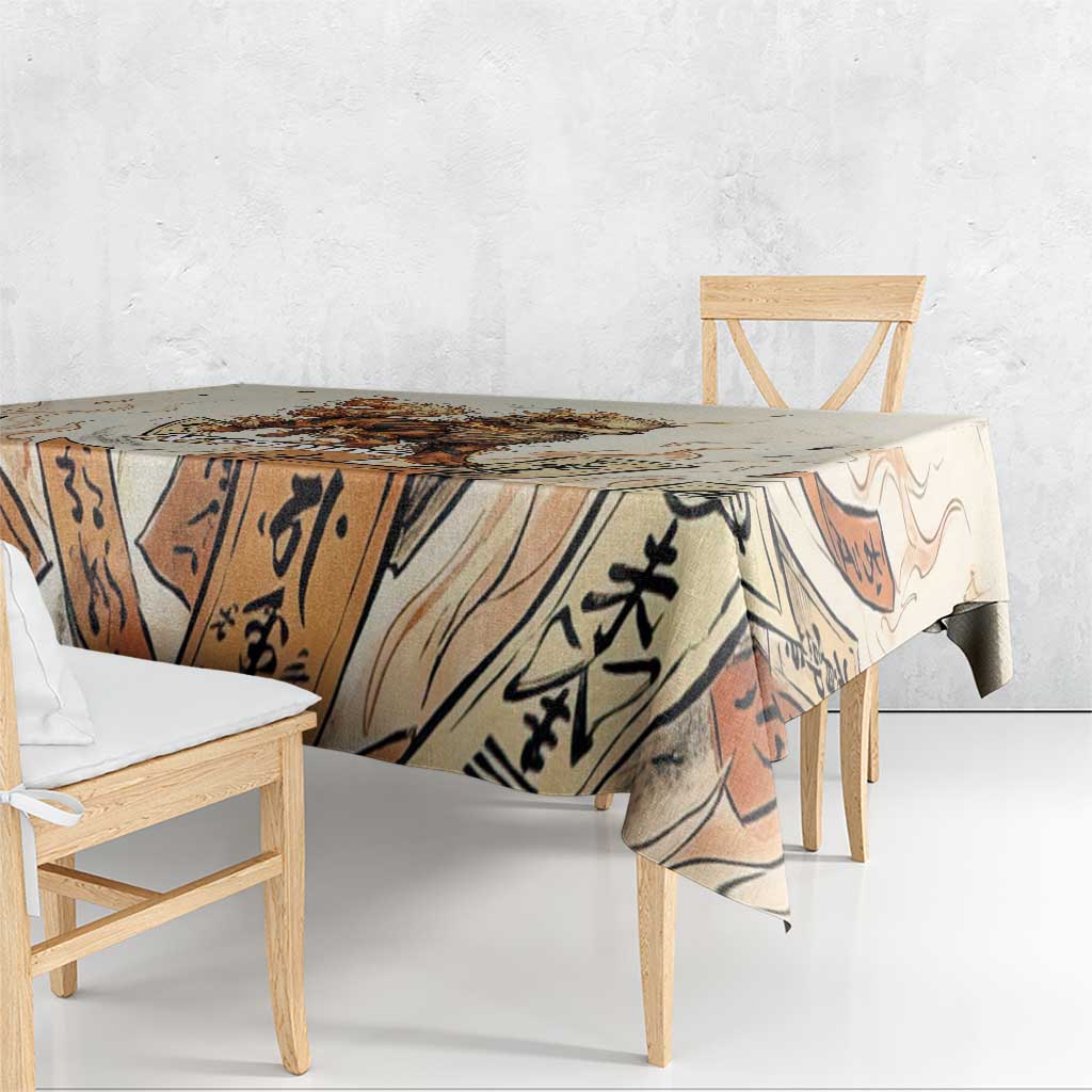 Arcanine Tablecloth Japanese Spell Tag Fire Art