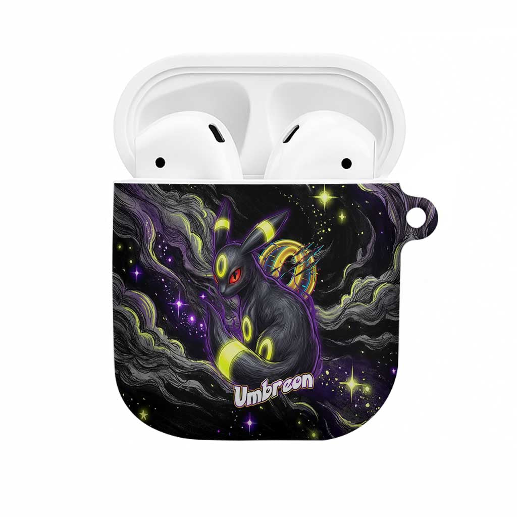 Umbreon AirPods Case Cosmic Neon Galaxy Art