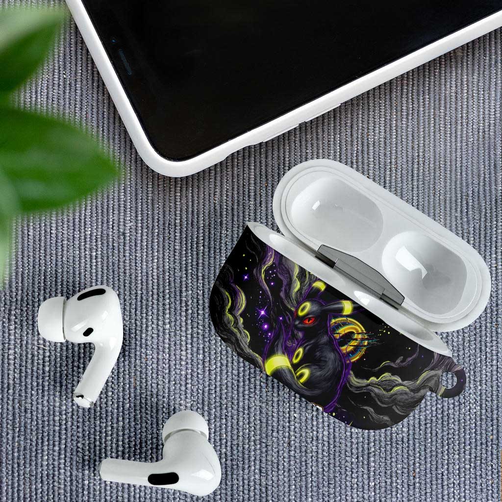Umbreon AirPods Case Cosmic Neon Galaxy Art