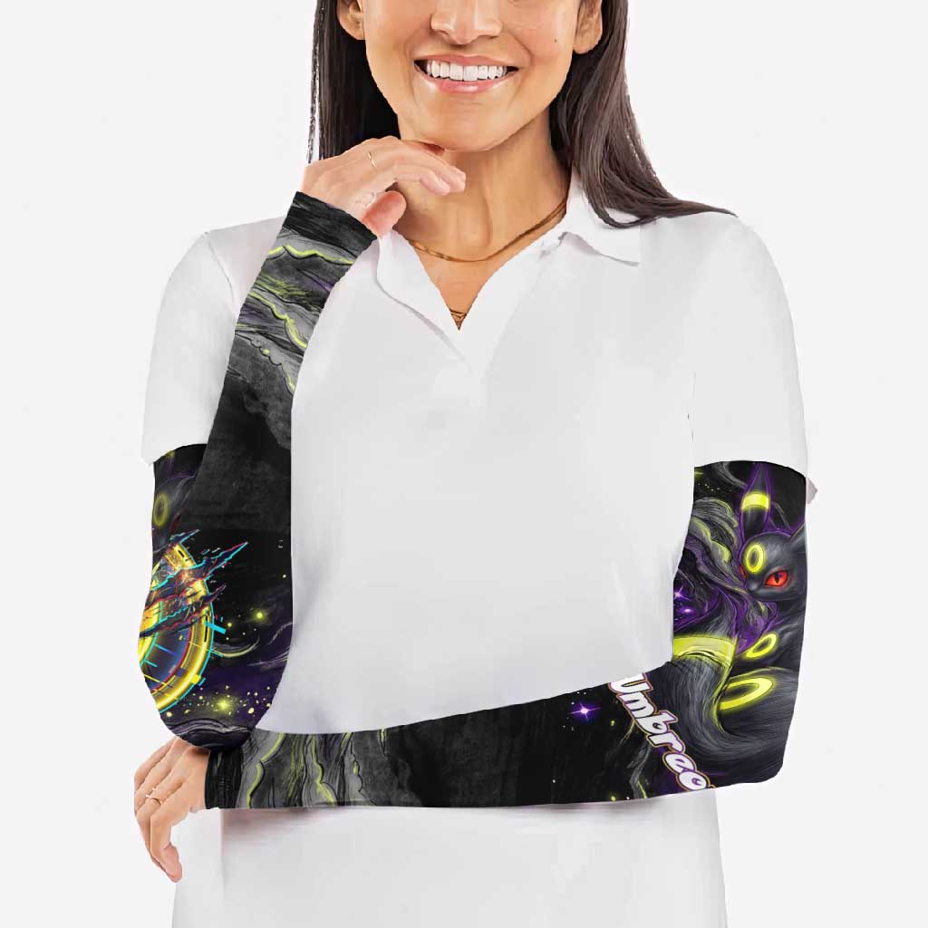 Umbreon Arm Sleeves Cosmic Neon Galaxy Art