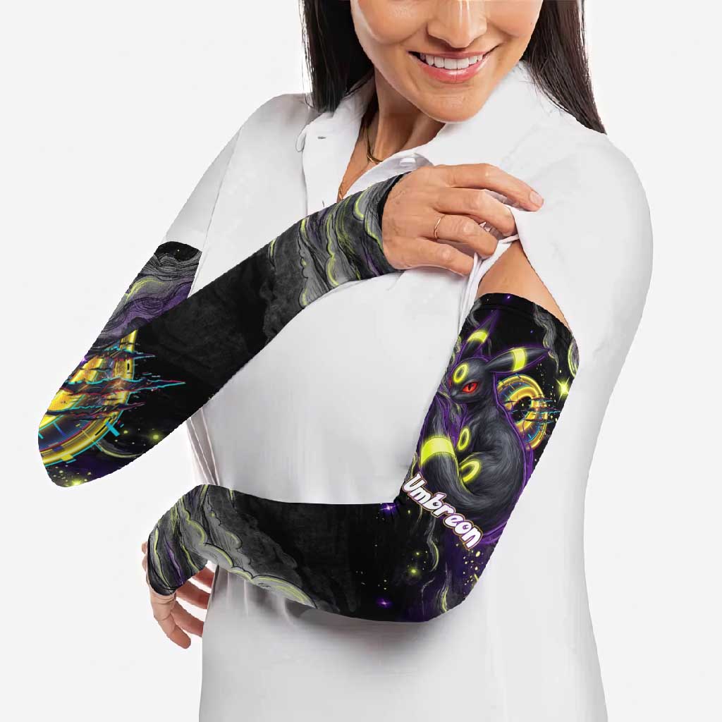Umbreon Arm Sleeves Cosmic Neon Galaxy Art