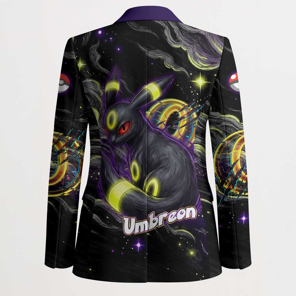 Umbreon Blazer Cosmic Neon Galaxy Art
