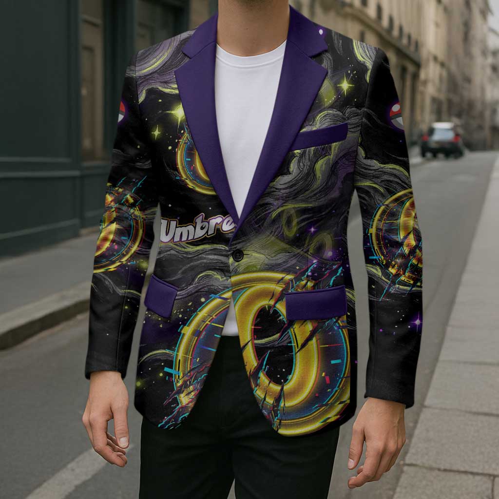 Umbreon Blazer Cosmic Neon Galaxy Art
