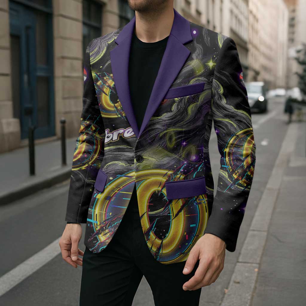 Umbreon Blazer Cosmic Neon Galaxy Art