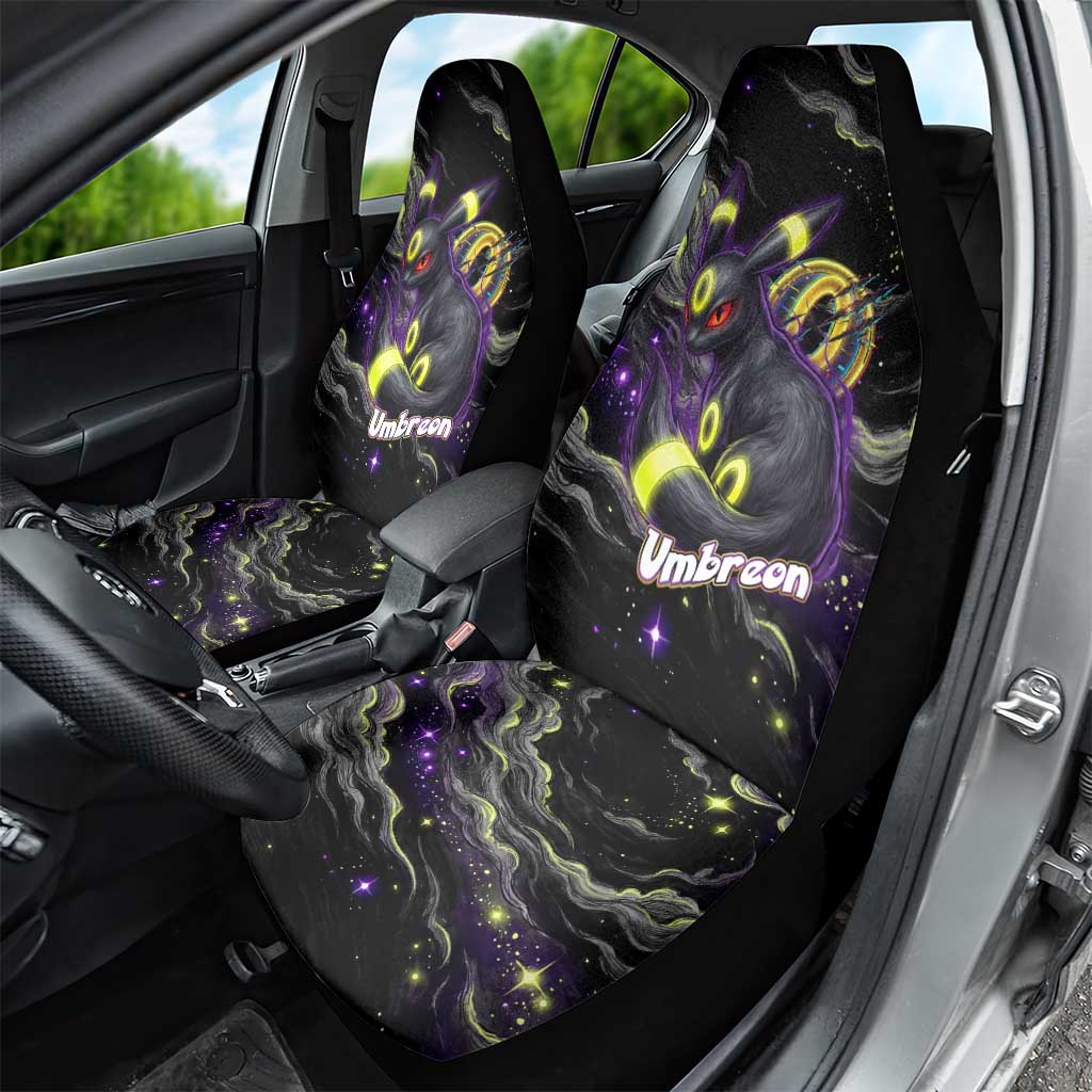 Umbreon Car Seat Cover Cosmic Neon Galaxy Art