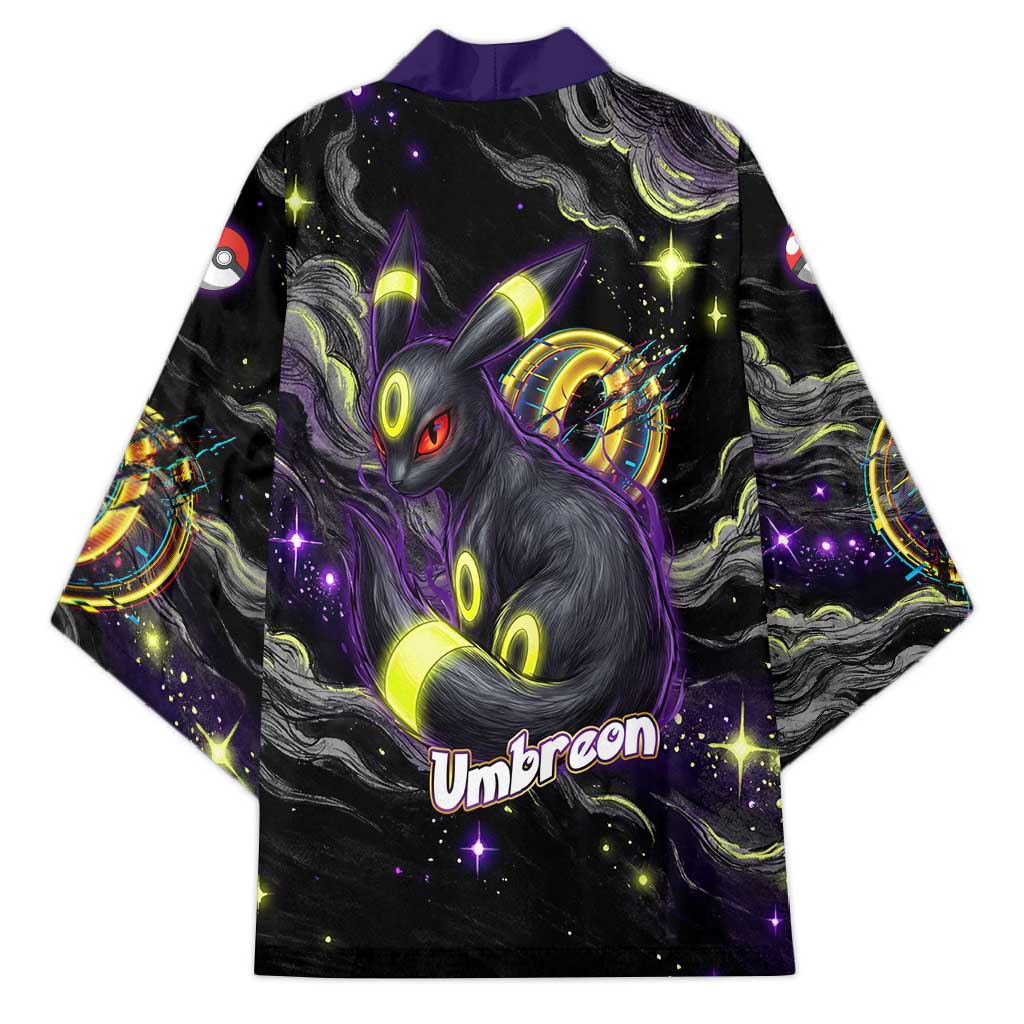 Umbreon Kimono Cosmic Neon Galaxy Art