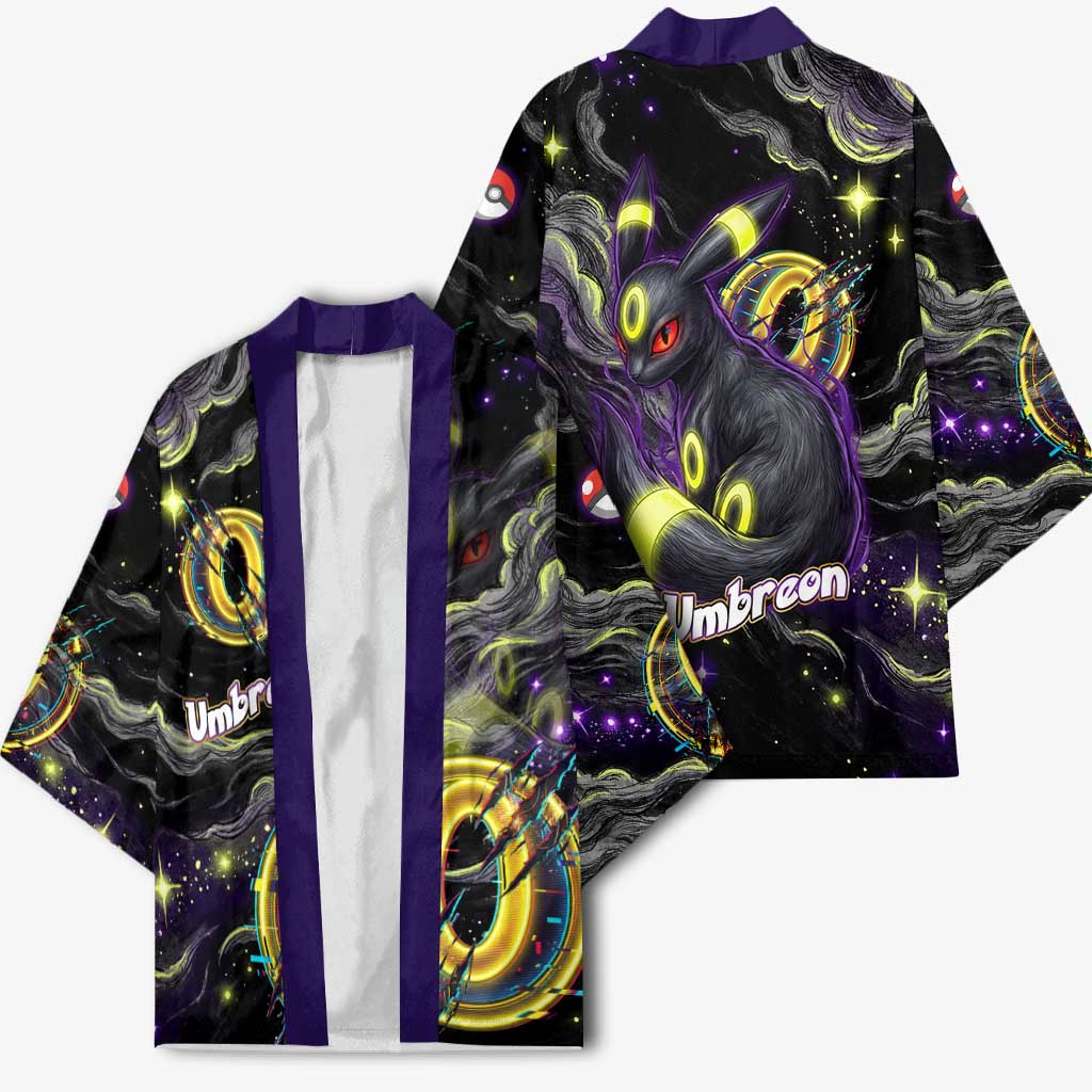 Umbreon Kimono Cosmic Neon Galaxy Art