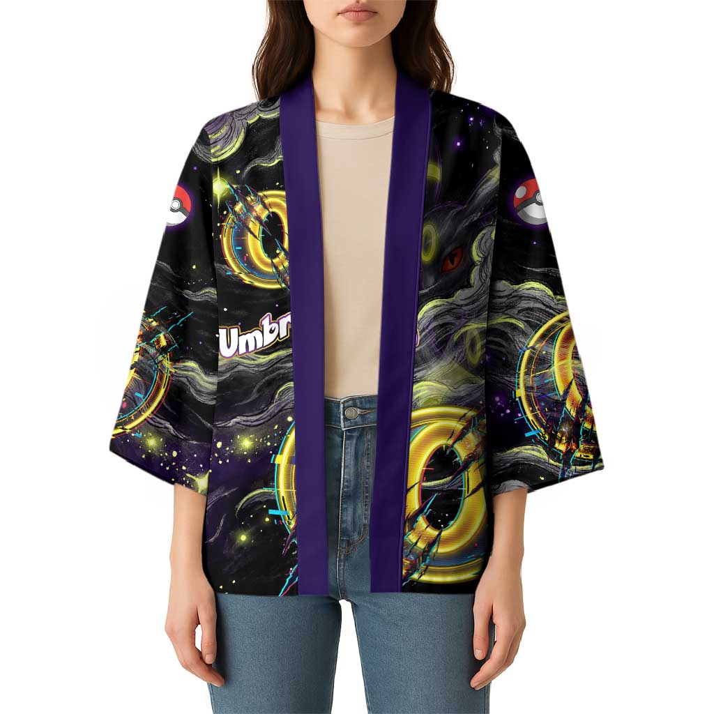 Umbreon Kimono Cosmic Neon Galaxy Art