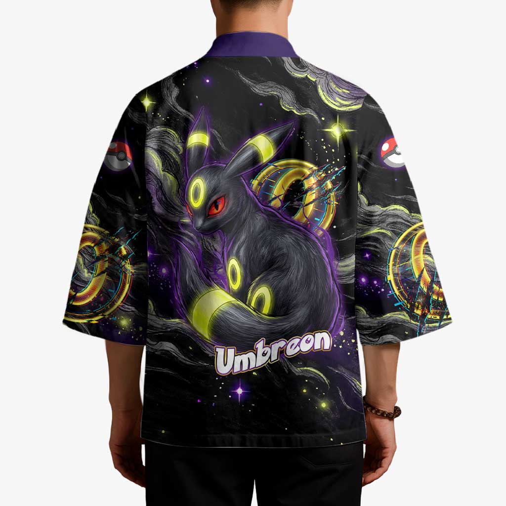 Umbreon Kimono Cosmic Neon Galaxy Art