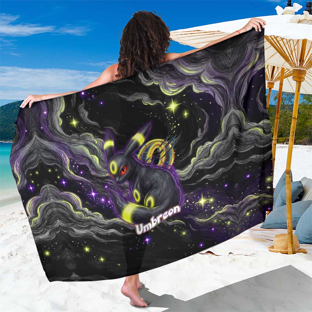 Umbreon Sarong Cosmic Neon Galaxy Art