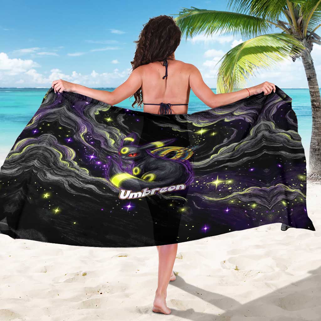 Umbreon Sarong Cosmic Neon Galaxy Art