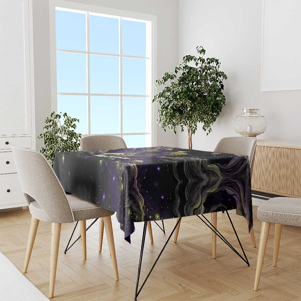Umbreon Tablecloth Cosmic Neon Galaxy Art