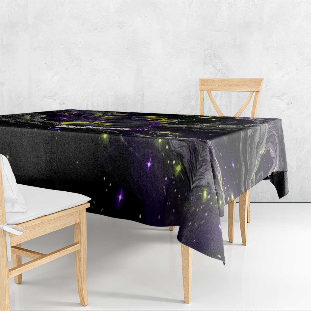 Umbreon Tablecloth Cosmic Neon Galaxy Art