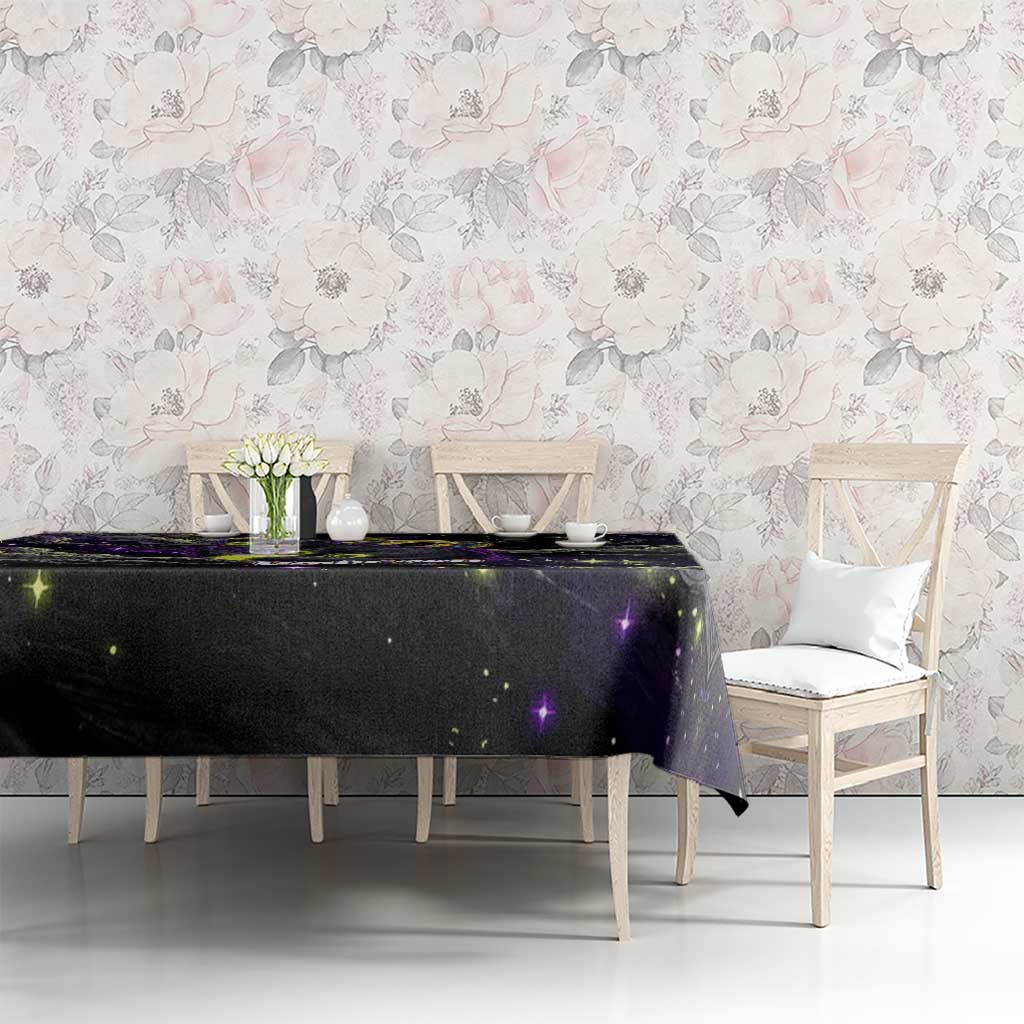 Umbreon Tablecloth Cosmic Neon Galaxy Art