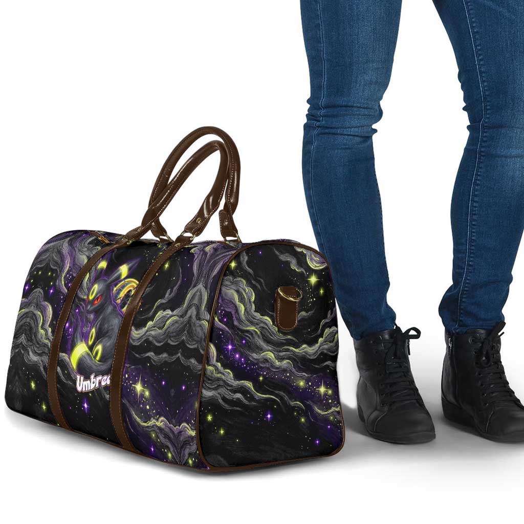 Umbreon Travel Bag Cosmic Neon Galaxy Art
