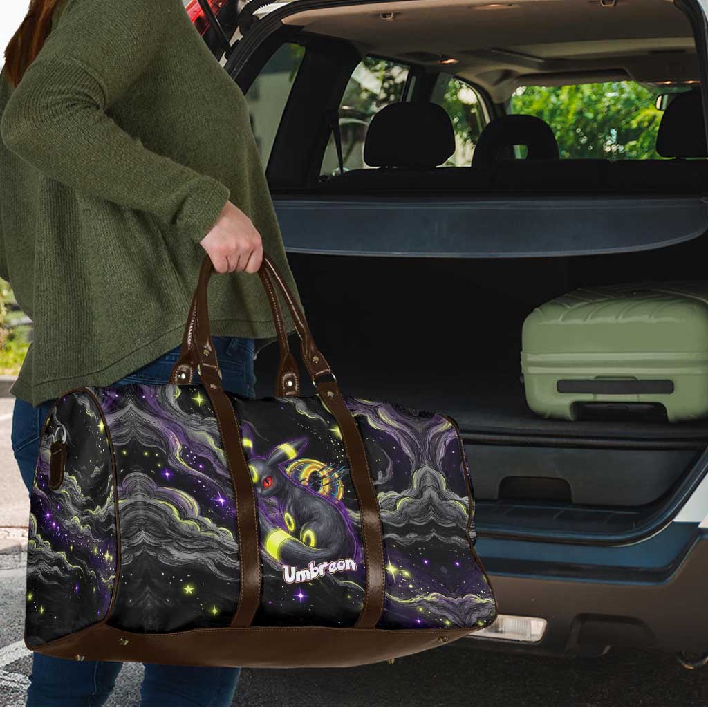 Umbreon Travel Bag Cosmic Neon Galaxy Art