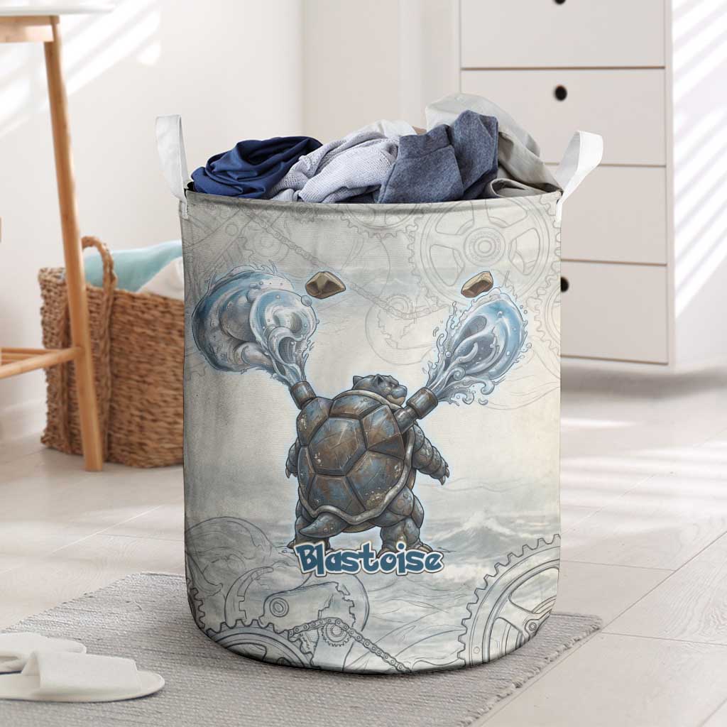 Blastoise Laundry Basket Steampunk Mechanical Gear Art