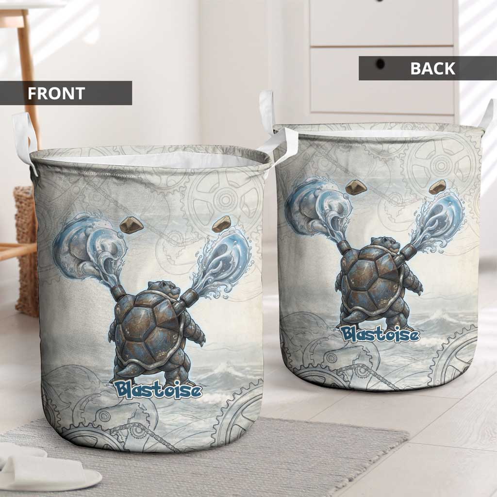 Blastoise Laundry Basket Steampunk Mechanical Gear Art