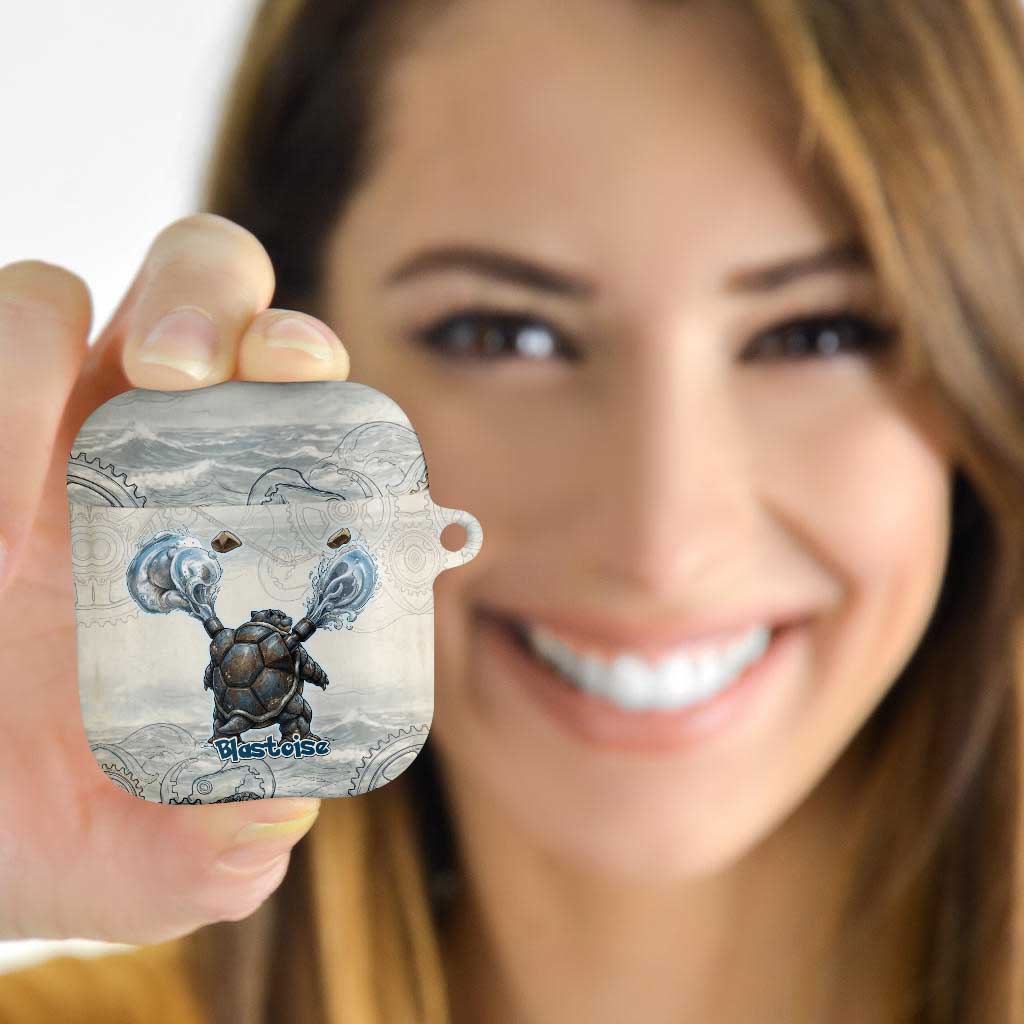 Blastoise AirPods Case Steampunk Mechanical Gear Art
