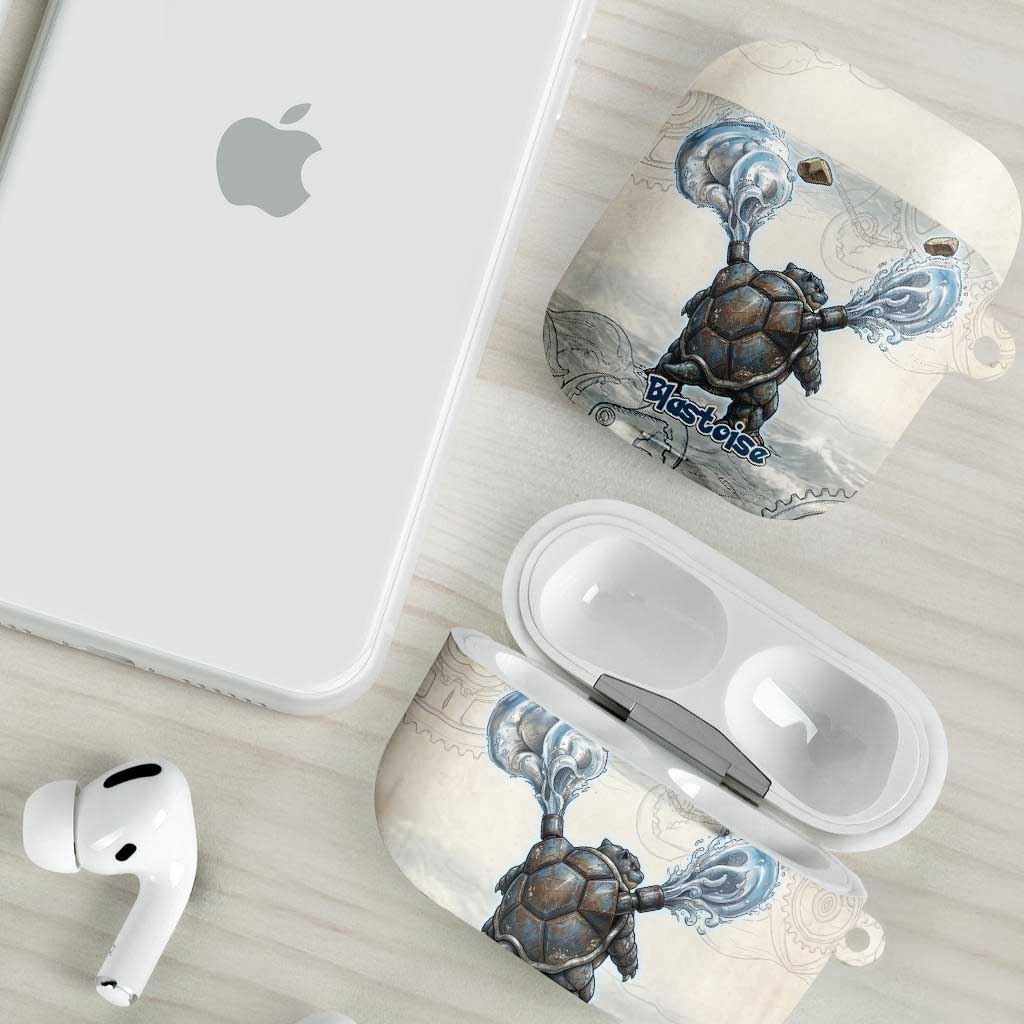 Blastoise AirPods Case Steampunk Mechanical Gear Art