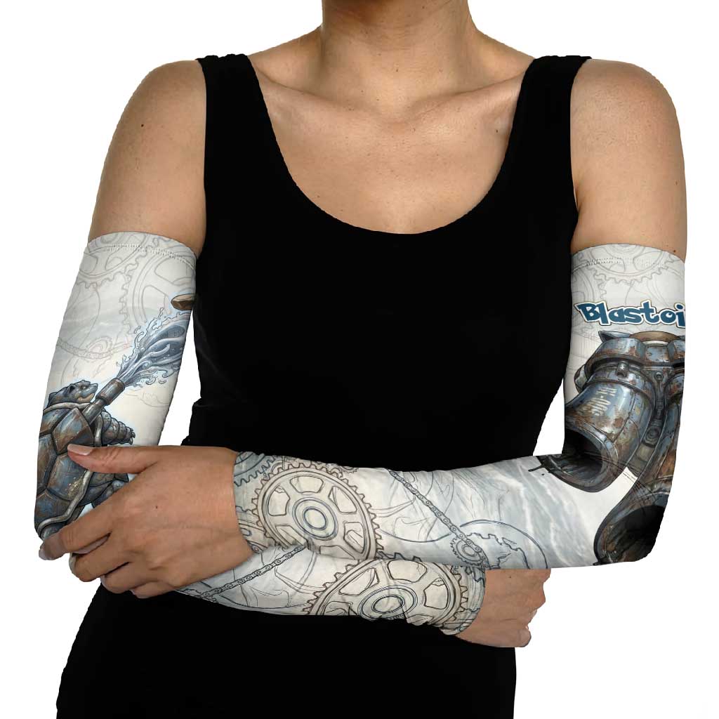 Blastoise Arm Sleeves Steampunk Mechanical Gear Art