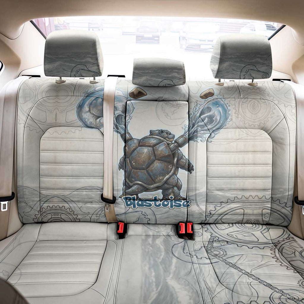 Blastoise Back Car Seat Cover Steampunk Mechanical Gear Art